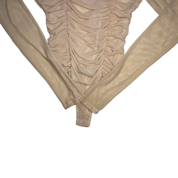 🚫Ruched Sheer Mesh Bodysuit🚫SOLD🚫 - Picture 6 of 6